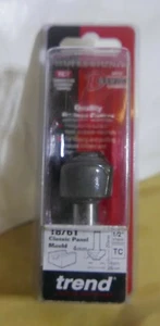 TREND 18/61X1/2TC 18/61 CLASSIC PANEL MOULD  ROUTER CUTTER BIT 1/2" SHANK  - Picture 1 of 1