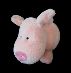 "Russ Rosa CERDO peluche animal #34205 juguete suave cerdo de pie 8""" - Imagen 1 de 6