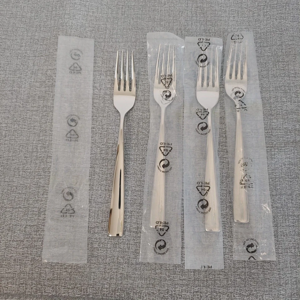 J A Henckels PAVILLION 18/10 Glossy Stainless Flatware 4 salad forks - Vietnam - Image 1 of 4