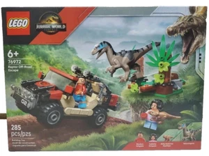 Lego Jurassic World Set #76972 Raptor Off-Road Escape, 285 piezas - Nuevo - Imagen 1 de 2