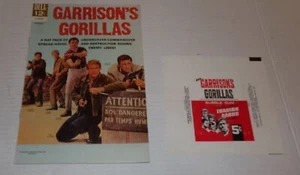 1968 GARRISON'S GORILLAS TV SHOW DELL COMIC #1 AND TRADING CARD WRAPPER - Picture 1 of 10