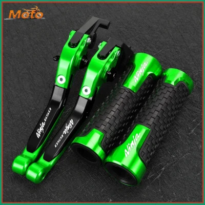 Empuñaduras de palanca de embrague de freno para Kawasaki Ninja 650 2006-2024 Ninja650 EX650 Foto 1 de 4
