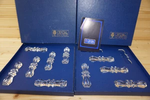 Cristal De Sevres France (10) Knife Rests, 3 1/8", New in BOX  (B7) - Picture 1 of 8