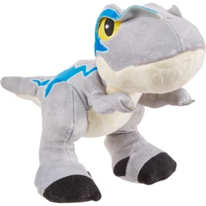 Jurassic World Plush Dinosaur Creatures with Sound 9-Inch - Velociraptor Blue - Picture 1 of 6