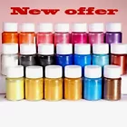 4X Farben Harz Epoxy Dye Pigment Pulver Pearl Natural Mica Mineral Powder DE