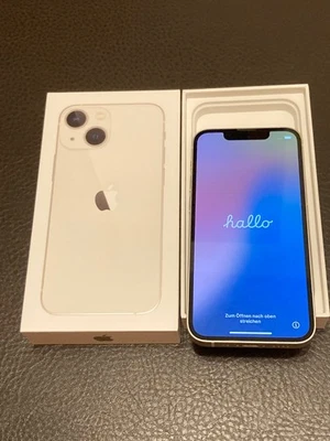 Apple iPhone 13 - 128 GB - (Ohne Simlock) - in original Box - weiß - wie neu - Bild 1 von 4