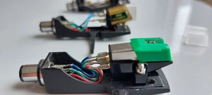 Headshell Cartridge Stylus x 2 + gift - Picture 1 of 24