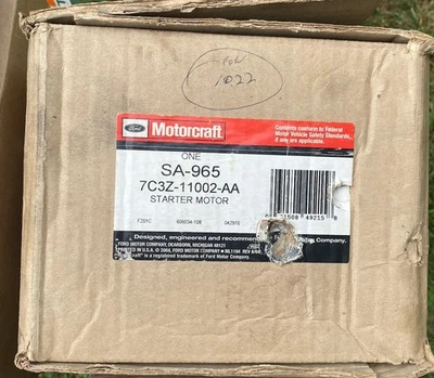 Starter Motor for Ford F-250/F-350/F-450/F-550 Super Duty 2008-2010 3.1KW CW 12T - Image 1 of 2