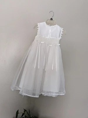 Bonnie Jean Kids Flower Girl Communion Baptism Dress  sz 6 - Image 1 of 4