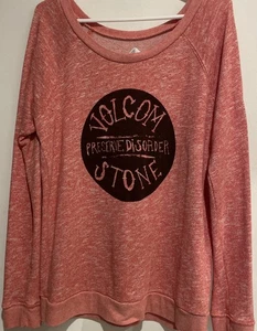 Woman’s Long Sleeve Baggy Volcom Sweatshirt-Size L/G/14 - Picture 1 of 8