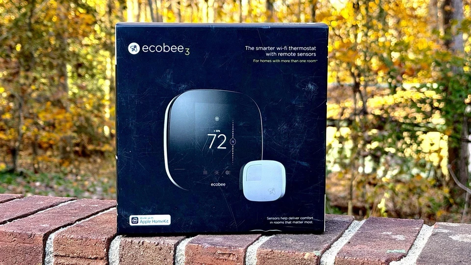 Ecobee EB-STATE3LTP-02 Smart Thermostat - Black - Image 1 of 4