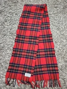 Johnstons Of Elgin 100 % Lammwolle Stewart Tartan Schal - Bild 1 von 6