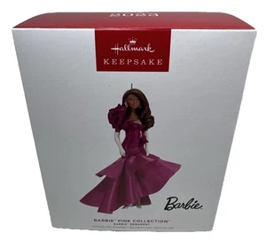 Hallmark Keepsake Barbie Pink Collection 2023 Barbie Christmas Ornament New - Picture 1 of 5