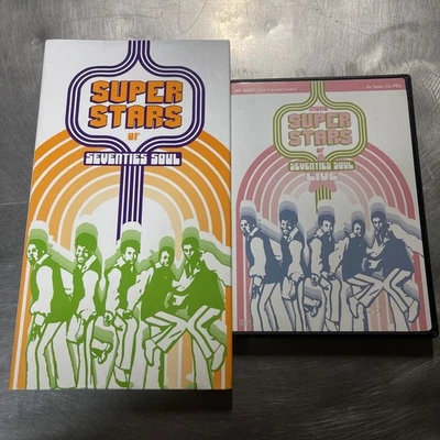 Super Stars Of Seventies Soul (70s). 4CD box set  R&B Disco Funk +70s  Soul Live - Imagem 1 de 4