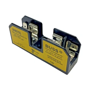 Cooper Bussman BM6031SQ Buss Fuse Block 30A 600V Fuse Holder 1 Pole 10*38mm - Picture 1 of 4