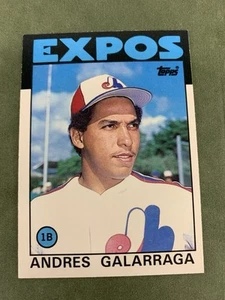 1986 Topps Traded #40T Andres Galarraga Montreal Expos RC Rookie Card - Foto 1 di 2