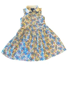 Ralph Lauren Polo Girls Floral Dress Size 5 Summer Preppy - Picture 1 of 5