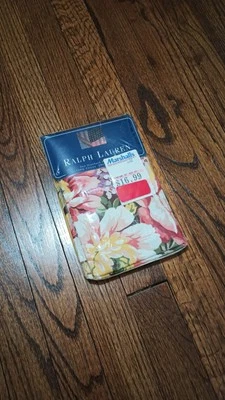 Ralph Lauren Kimberley Blue Floral Two Standard Pillowcases 100% Cotton - NWT - Image 1 of 4