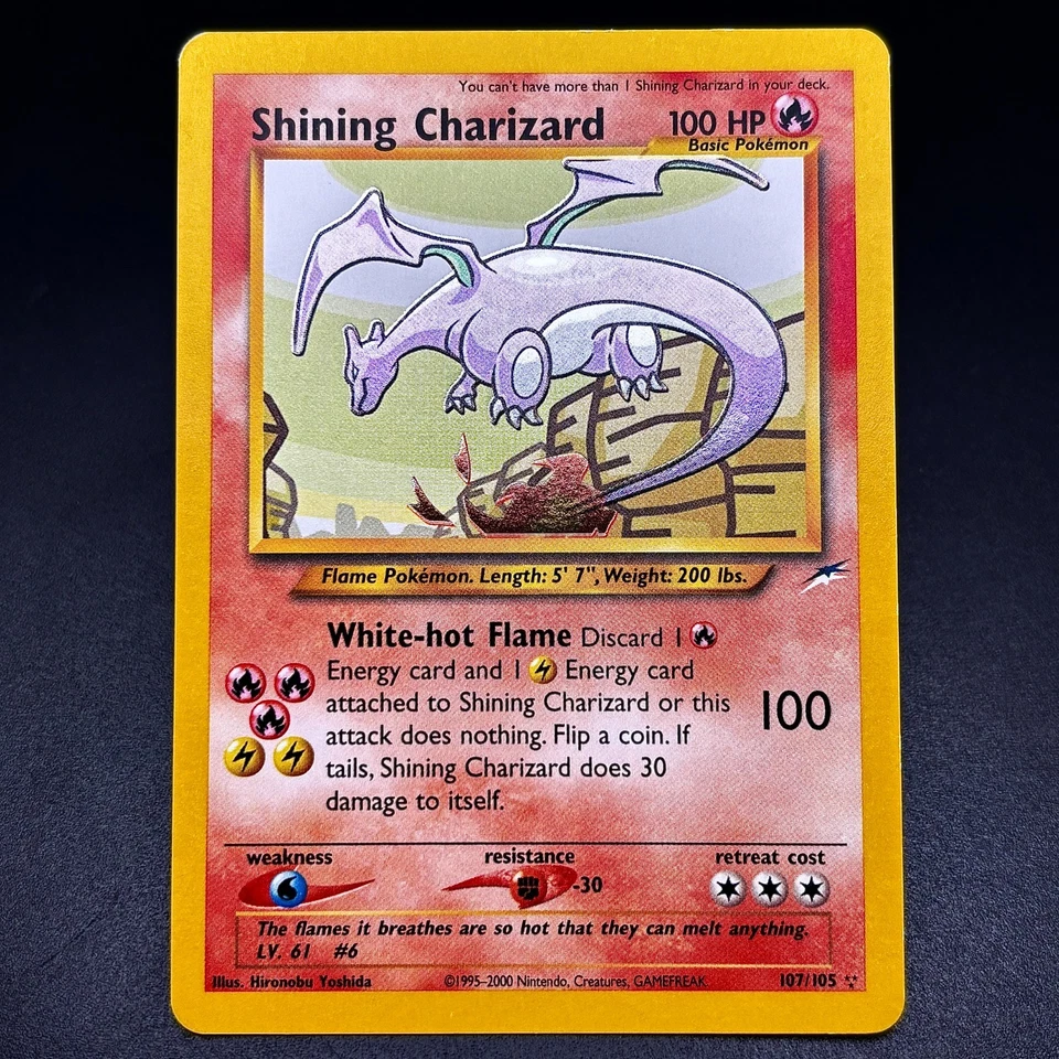 Shining Charizard - Neo Destiny Unlimited #107/105 - Secret Rare Holo - LP+ - Image 1 of 4