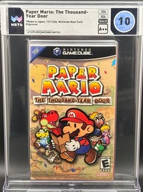 Paper Mario Thousand Year Door Sealed NEW YORK SLIPCOVER WATA 10 Not PSA VGA CGC