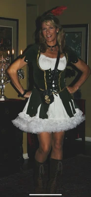 Thief of Hearts Dress Costume-PLUS! White Layered Tulle Petticoat Included M/L - Image 1 of 4