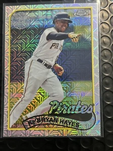 2024 Topps Series 2 1989 Baseball Mojo Chrome Refractor KEBRYAN Hayes Pirates - Picture 1 of 2
