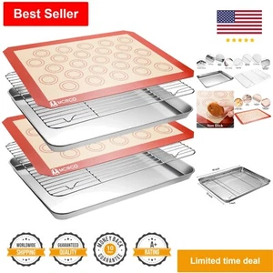 Premium Stainless Steel Baking Set - 6 Piece - Non-Toxic - Easy Clean - Picture 1 of 9