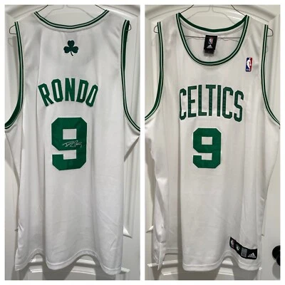 Rajon Rondo Signed Boston Celtics 🍀 Authentic Jersey Sz 52, NWT (PSA LOA) 🏆🏆 - Image 1 of 4