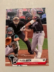 2021 Austin Beck Card Lansing Lugnuts Team Card - Picture 1 of 1