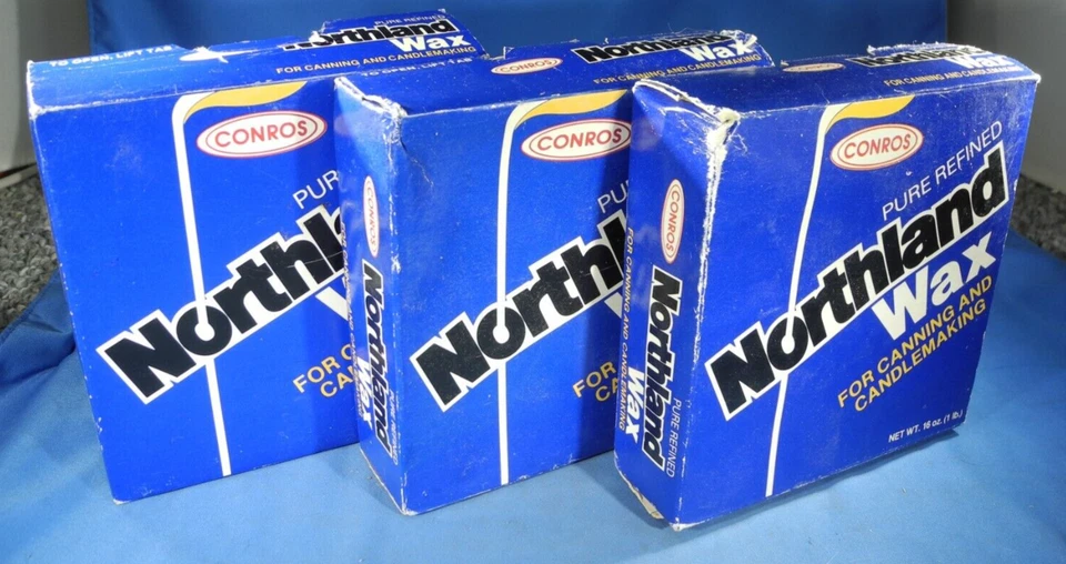 (3) Vintage Northland Food Grade Wax For Canning & Candle Making Pure Refined - Image 1 of 3