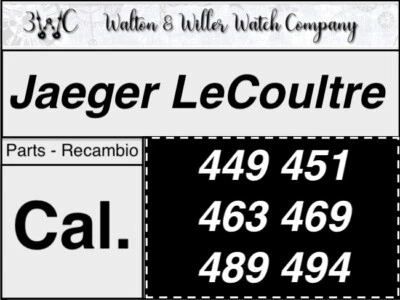 JAEGER-LECOULTRE 1 pc Jaeger Lecoultre JLC Cal. 449 451 463 469 489 494 GENUINE original OEM NOS