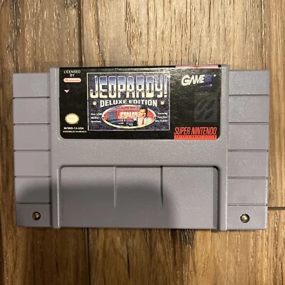 JEOPARDY! ( Super Nintendo SNES ) Cartridge only - Image 1 of 4
