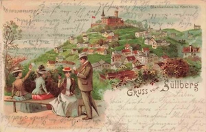 A View Of The Sullberg Hill, Gruss Vom Sullberg, Hamburg, Germany 1906 - Picture 1 of 2