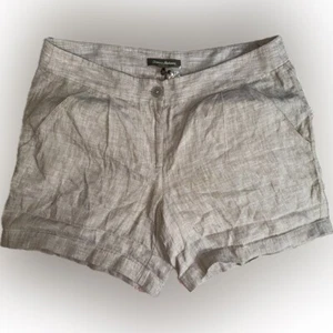 Tommy Bahama 100% Linen Shorts Cuffed Hem Casual Summer Beach Shorts Size 10 - Picture 1 of 7