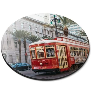 Round Mouse Mat  - New Orleans Louisiana United States  #45863 - Afbeelding 1 van 8