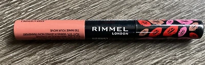 Lápiz labial a prueba de besos Rimmel Provocalips 16 horas 730 haz tu movimiento 0,14 onzas nuevo Foto 1 de 3