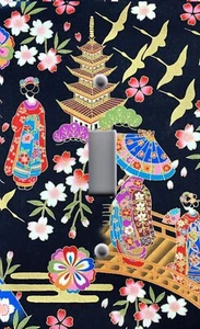 JAPANESE GEISHA GIRL JAPAN ORIENT Light Switchplate Wall Outlet Cover HOME DECOR - Picture 1 of 26