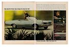 1965 Car Auto Pontiac Tiger Convertible 60S Vintage Print Ad Automobile Gto