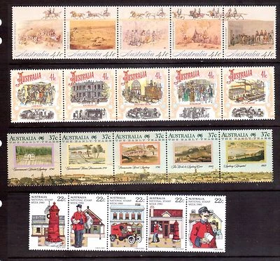 AUSTRALIA AÑOS 80 CUATRO BUENAS TIRAS MUH Foto 1 de 3