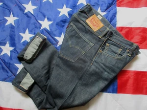 vintage LEVIS 501 CT USA cone mills white oak RED LINE SELVAGE blue DENIM JEANS - Imagen 1 de 24