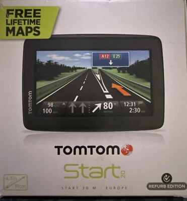 TomTom Start 20 M Europe  Free Lifetime Maps - Refurb Edition - Bild 1 von 3