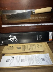Shun Classic Blonde 6.5" Nakiri Knife DM0728W Brand New In Open Box - Picture 1 of 5