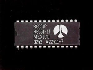 R6551P - Rockwell Asynchronous Communications Interface Adaptor (ACIA) (DIP-28) - Picture 1 of 1