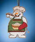 10% Off Mill Hill Snow Fun Counted X-stitch/Bead Kit - Cooking Snowman