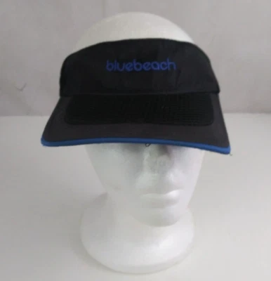 Visera unisex ajustable bordada playa azul vintage Foto 1 de 4