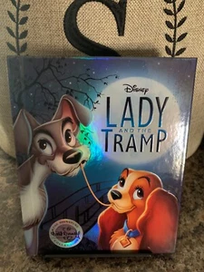 Disney The Lady & the Tramp Blu-Ray/DVD Storybook Target Exclusive Signature - Picture 1 of 1