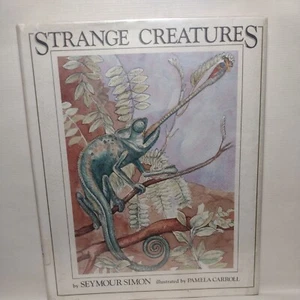 Strange Creatures by Seymour Simon -1981 -HC w/DJ -Ex library -1st edition - Picture 1 of 9