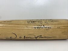 2000 Cleveland Indians Roberto Alomar Signed Game Used Bat