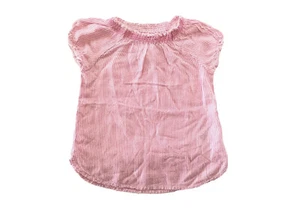 Camisa Blusa Top H M Niñas con Rayas Rosadas y Blancas Viscosa Talla 3-4 - Imagen 1 de 5