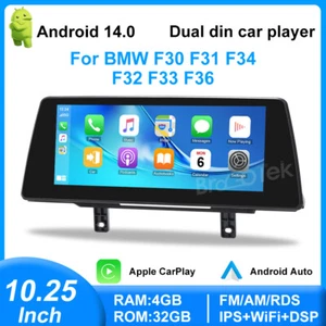 10.25" IPS Autoradio CarPlay Android 14 GPS Navi für BMW F30 F31 F34 F32 F36 NBT - Bild 1 von 17